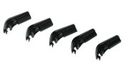 Mudguard Part Eurofender Mudguard Clamp Black 5-Pack