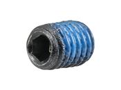 Fastener Trek M6x1.0x8mm Set Screw Blue Nylock Black Oxide image
