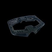 Pedal Body Double Shot Flat Blk