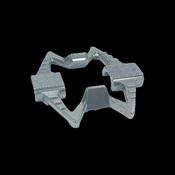 Pedal Body Double Shot Clip Silver
