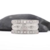 Gents Diamond Claddagh Band, From Ireland image