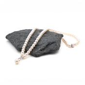 Diamond Infinity Knot Pearl Necklace, From Ireland