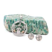Two Tone Claddagh Gift set, From Ireland