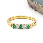 Gold Trinity Eternal Ring - Oval Cut, From Ireland image