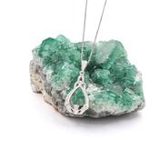 Claddagh Trinity Teardrop Necklace, From Ireland image