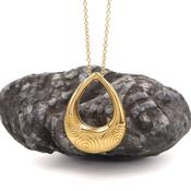 Gold Vermeil Triskele Necklace, From Ireland image