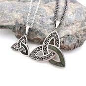 Couples Connemara Marble Necklace, From Ireland