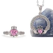 Claddagh Birthstone Gift set, From Ireland