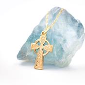 Embossed Mini Celtic Cross, From Ireland
