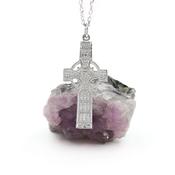 White Gold Muiredeach Celtic Cross, From Ireland