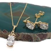 Luxury Diamond Trinity Knot Gift Set, From Ireland
