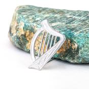 Engraved Harp Brooch, From Ireland image