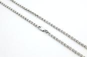 Antique Style Luxury Rolo Chain In Sterling Silver, From Ireland image