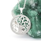 Sterling Silver Tree Of Life Necklace, From Ireland image