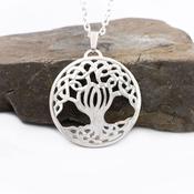 Handcrafted Tree Of Life Necklace, From Ireland image