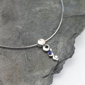 Sterling Silver &amp; 10k Irish Gold Celtic Danu Necklace, From Ireland image