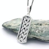 Heavyweight Oxidised Celtic Knot Ingot, From Ireland image