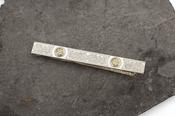 Sterling Silver Ardagh Tie-Bar With 10k Beads, From Ireland image