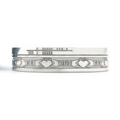 Personalized Ogham Claddagh Ring, From Ireland