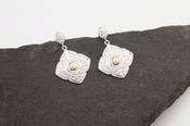 Sterling Silver Warrior Drop Earrings, From Ireland image