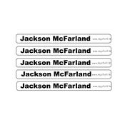 Clear Pencil Labels