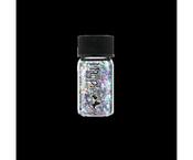Stary Sky Silver Glitter Shapes