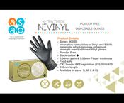 NiVinyl X-Tra Thick Powder Free Large Black image
