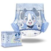 Little Blue BabyFur Cloth Back Diapers 10 Pieces XL
