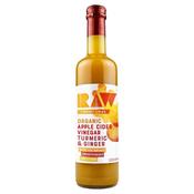 Raw Vibrant Living Organic Apple Cider Vinegar with Turmeric &amp; Ginger | Buy Online in Ireland