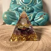 Crystal Orgonite Amethyst Quartz &amp; Sacred Geometry | Buy Online in Ireland
