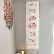 Wall Hanging Moon Phase Pink &amp; White | Buy Online in Ireland