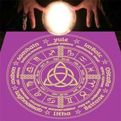 Tarot Cloth Pink Wheel of the Year | Buy Online in Ireland