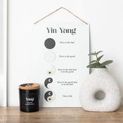 Wall Hanging Metal Sign Yin Yang | Buy Online in Ireland