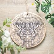 Wall Plaque Terracotta Luna Moth | Buy Online in Ireland