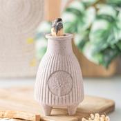 Ribbed Palo Santo Burner | Buy Online in Ireland