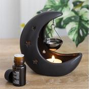 Oil Burner Black Crescent Moon | Buy Online in Ireland