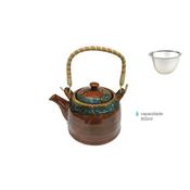 Teapot Ceramic Brown Blue | Buy Online in Ireland