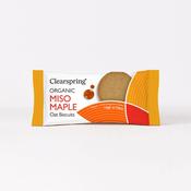 Clearspring Organic Oat Biscuits - Miso Maple | Buy Online in Ireland