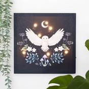 Wall Canvas Light Up Night Owl | Buy Online in Ireland