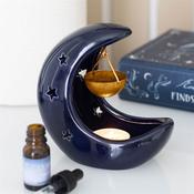 Oil Burner Blue Crescent Moon | Buy Online in Ireland