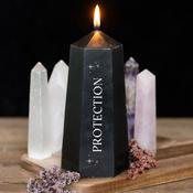 Candle Protection with Rough Obsidian | Buy Online in Ireland