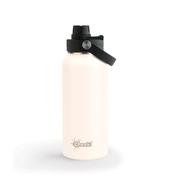 Cheeki Adventure Bottle Insulated Bottle - White 1LT | Buy Online in Ireland