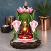 Backflow Incense Burner Colourful Buddha | Buy Online in Ireland image