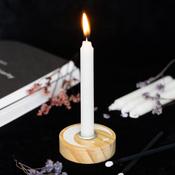 Spell Candle Holder Wooden Moon | Buy Online in Ireland image