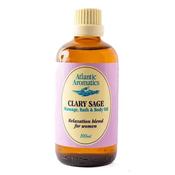 Atlantic Aromatics Clary Sage Massage &amp; Body Oil | Buy Online in Ireland