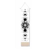 Wall Hanging Long Black &amp; White Sun Moon Phase | Buy Online in Ireland