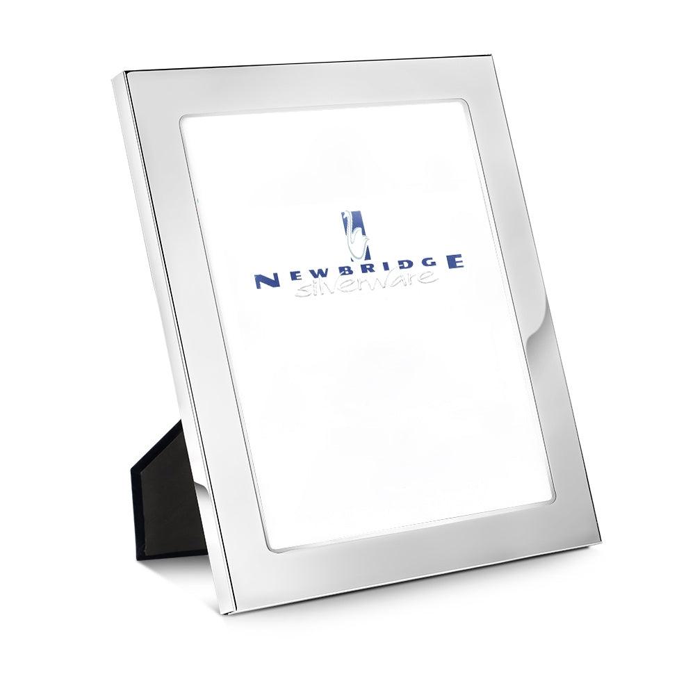 Newbridge Silverware Contemporary Silver Plated Photo Frame 8x10 with Anti Tarnish Finish