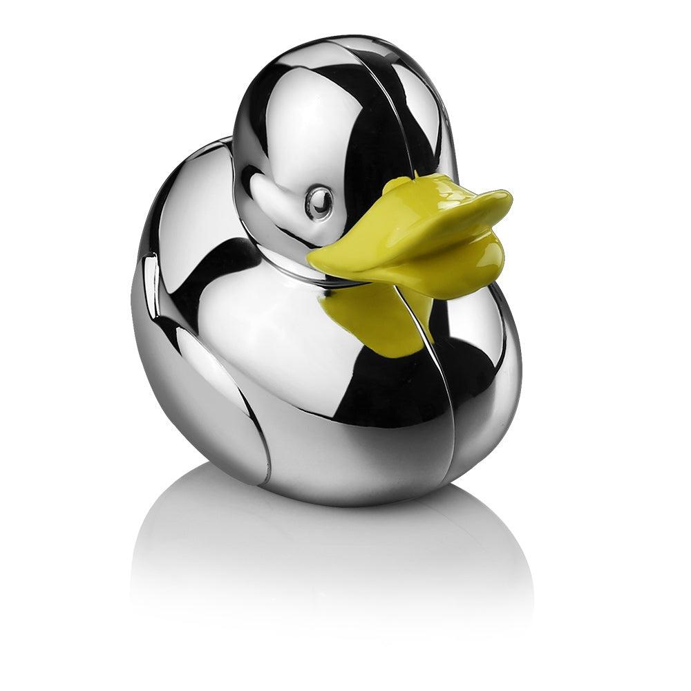 Newbridge Silver Silverplate Duck Money Bank - Engravable, Perfect Keepsake for New Parents, Personalisation Available