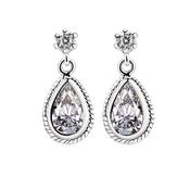 Earrings Clear Stone image