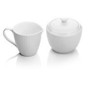 Whiteware Cream and Sugar Set image